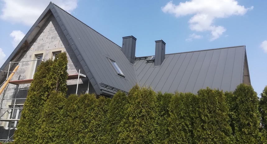 Dach blaszany – PD 510 panel dachowy marki Pruszyński- nowa realizacja Nexmar