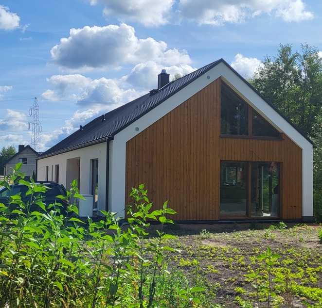 Dom z dachem blaszanym PD510 Pruszyński –  Nexmar i inwestycja na zlecenie Hygge Hus!